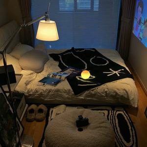 Lampadaire d'<span class=keywords><strong>arc</strong></span> d'abat-jour de tissu de bras long d'oscillation réglable de grande taille pour l'exposition - Product Image 3