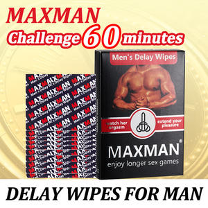 Toallitas Húmedas Super Magic <span class=keywords><strong>MAXMAN</strong></span> para Hombres, 10 Unidades, para Mayor Resistencia, Efecto Prolongado, Fuerte y Duradero - Product Image 1