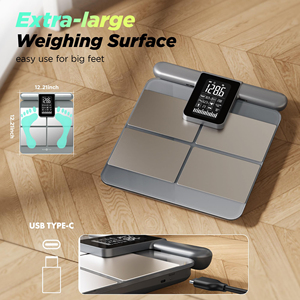 Báscula Inteligente BMI con Revestimiento Nuevo y Exclusivo de 220 kg, Báscula Digital Personal para el Hogar, Báscula de Baño - Product Image 2