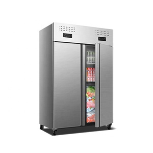 Réfrigérateur-congélateur commercial à six portes, réfrigérateur vertical - Product Image 5