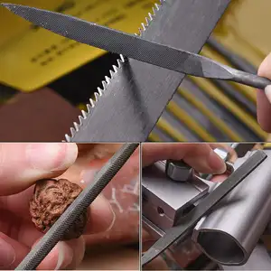 Woodcarving 직업적인 닦는 공구 소형 바늘 파일 고정되는 강하게 한 합금 힘 강철