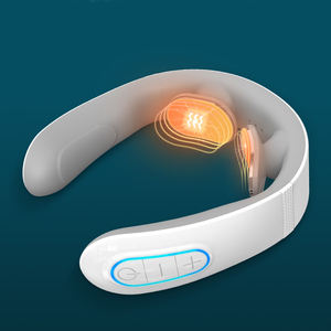Nuevo producto inteligente Usb carga Ems baja frecuencia pulso corriente cuello Ralex herramientas vibración hombro cuello masajeador con calor - Product Image 4