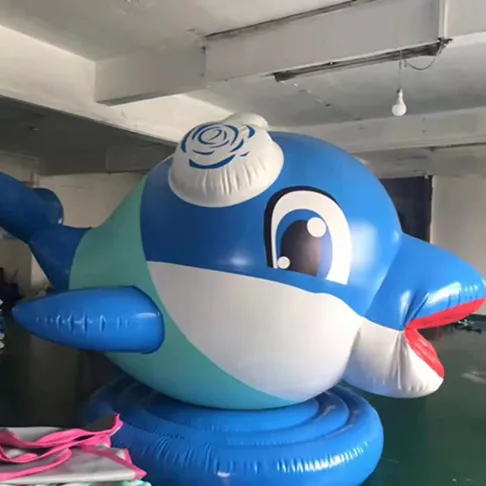 Advertising Inflatable cartoon cute big fish inflatable statue fish inflatable small animals fish for event decoration