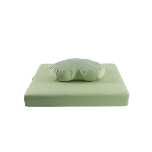 Zafu-yoga orgánico natural personalizado, esterilla de meditación fácil de desmontar y llevar - Product Image 1