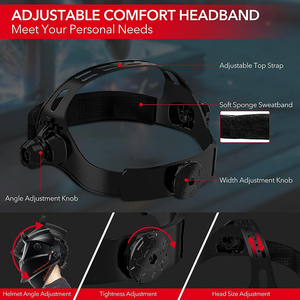 Trqwh Chameleon หน้ากากเชื่อม, หน้ากากเชื่อมกะโหลกศีรษะสวมใส่สบายหมวกเชื่อม - Product Image 5