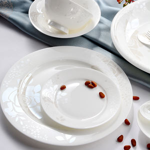 <span class=keywords><strong>Set</strong></span> di stoviglie semplici in stile cinese di fascia alta in stile Bone China - Product Image 1