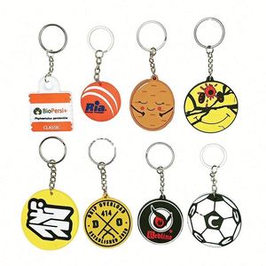 Promotion Gifts Free Samples <b>Custom</b> Silicone Soft Rubber Pvc Keychain With Pvc <b>Key</b> <b>Rings</b> - Product Image 1