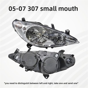 Nouveau 6000k H4 assemblage de phare avant de <span class=keywords><strong>voiture</strong></span> pour Peugeot 307 3008 4008 508 5008 508L Source de lumière au xénon couvercle en plastique OE droit - Product Image 5
