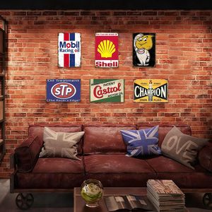 Letreros Metálicos Vintage, Letreros Retro para Garaje y Decoración de Pared de <span class=keywords><strong>Gasolinera</strong></span> para Cuarto de Hombre - 8x12 Pulgadas, Tienda de Autos Antiguos - Product Image 5
