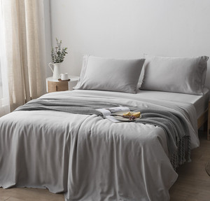 Bộ Trải Giường Bằng Tre 400 TC Bộ Trải Giường Duvet Cover MOQ Thấp Thời Gian Giao Hàng Ngắn - Product Image 1