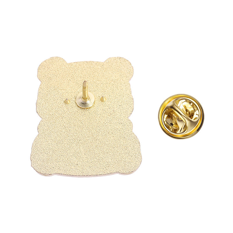 Cute Chinese National Treasure Panda Enamel Pin Cartoon Panda Eating Bamboo Brooch Lapel Badge Animal Jewelry Gift for Friends