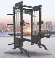 Oferta Especial: Rack Multifuncional para Crossfit con Polea de Tracción y Cable Crossover