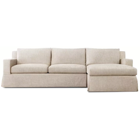 Ensemble de canapés sectionnels contemporains pour salon, meubles d'intérieur modernes, canapé en tissu éponge doux et confortable pour appartement