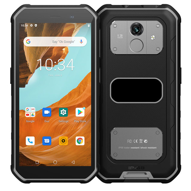 Rugged Waterproof IP68 5.5 Inch HD Display LTE/GSM Octa Core Dual SIM NFC Super Torch Budget Android Phone Outdoor Work