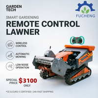 Tondeuse robot télécommandée à moteur diesel avec boîte de vitesses, capacité de 600 kg, garantie 1 an, pour terrains en pente et accidentés