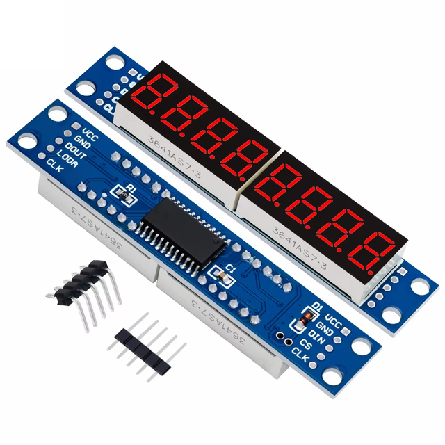 RNSbot LED display Support cascade eight-bit serial 3 IO port control 8-bit digital tube display module
