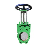 Vanne à couteau Vanne à lisier manuelle PN10 DN200 DN300 Wafer Lug Flange Acier inoxydable Acier moulé