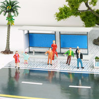 Figurines réalistes de personnes à l'échelle HO 1:87 pour les amateurs de modèles réduits et les collectionneurs