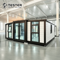 Maison conteneur préfabriquée moderne extensible de Source Factory, villa modulaire, bureau, logement portable