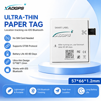 Etiqueta de Papel Ultrafina con Rastreador Bluetooth IOS, Sin Tarjeta SIM, Etiqueta Inteligente de Localización para Carteras, Llaves, Maletas y Bolsos