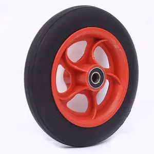 3.00-8 Rubber powder solid wheel 14 inch wheelbarrow rubber solid wheel inflatable tiger fighting wheel casters