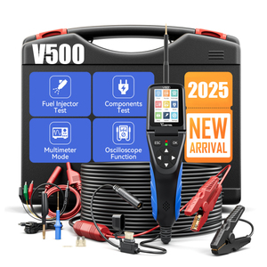 Probador de voltaje de circuito de coche VDIAGTOOL V500 9V 12V 24V probador de circuito de voltaje de camión de coche con prueba de inyector de detección de cortocircuito - Product Image 1