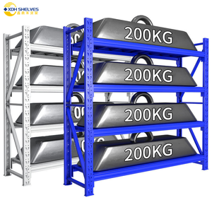 Rak Kawat Baja Rol Dingin 4 Lapis Tugas Sedang Pabrik, Kapasitas 200kg/Lapisan, Anti Korosi, Dapat Disesuaikan - Product Image 1