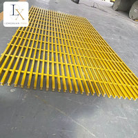Longxuan Vente directe usine Panneau de sol en grille plastique antidérapante, Panneau de sol moulé pour caniveau, Grille en fibre de verre FRP GRP