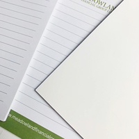 Bloc de Notas Personalizado al por Mayor, 50 Hojas, Tamaños A4, A5, A6, A7, Papel Legal para Escritura, Marketing, Notas, con Logotipo