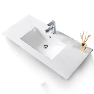 Custom countertop vessel sink ceramic porcelain stone wash basin under basin storage bathroom types of wash basins in india