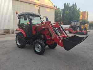 Tractor Agrícola Compacto 4x4 de 40HP 50HP 60HP 70HP con Cabina Climatizada y Calefacción, Cargador Frontal y Transmisión de 8F+8R - Product Image 6