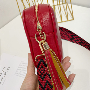 カスタムクロスボディバッグ女性調節可能なショルダーギターストラップデザイナービーガンレザークロスボディ財布 - Product Image 6