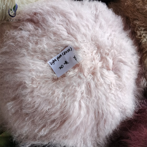 Accesorios de lana de oveja mongola para bebé recién nacido, manta de lana para fotografía de bebé, rizado largo, accesorios de fotografía - Product Image 3