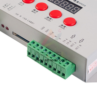 Contrôleur LED K-1000C WS1903 WS2811 16703 T1000S WS2813 avec télécommande, carte SD programmable 2048 pixels, contrôleur DC5-24V