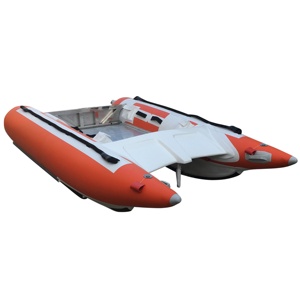 Goethe GTG335 Đi Thuyền Kích Thước Nhỏ Du Thuyền <span class=keywords><strong>Inflatable</strong></span> Thuyền Sang Trọng Catamaran Với Nhôm Sàn Để Bán - Product Image 2