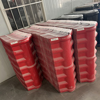 Tuiles de toiture ondulées composites ASA, dos vert, résine synthétique rouge, panneau sandwich en acier imperméable, résistant à la chaleur, pour maison