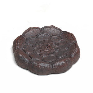 Porta Incienso de Loto, Arcilla Púrpura, Adorno para Ceremonia del Té, Uso Religioso, Dehua - Product Image 5