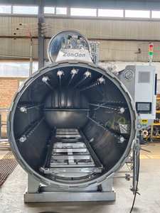 Cornue rotative à pulvérisation automatique à haute pression Sauces au tofu séché en sac Saucisses d'aliments emballés dans du verre - Product Image 6