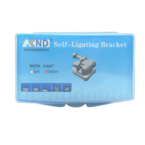 Roth MBT 018 022 ortodontica in metallo autolegante bretelle dentarie staffe di auto legatura con tubo buccale per odontoiatria - Product Image 6