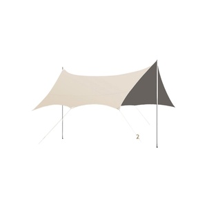 Bâche de pare-soleil en forme de papillon pour le camping en plein air Grand auvent octogonal pour la protection contre la pluie et le soleil - Product Image 1