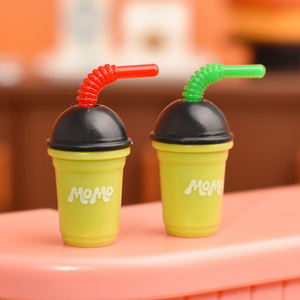 Adorno de Resina con Forma de Pajita para Beber, Pintado a Mano, Artístico, para Navidad, Halloween, Año Nuevo, Accesorios de Bricolaje, Cocina en Miniatura - Product Image 5