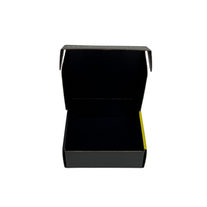 Boîte d'expédition de <span class=keywords><strong>robe</strong></span> d'enveloppe d'emballage de papier de carton ondulé <span class=keywords><strong>noir</strong></span> mat imprimé de <span class=keywords><strong>petite</strong></span> entreprise avec le logo personnalisé - Product Image 4