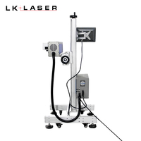 Machine d'impression laser de marquage laser CO2 en ligne volante