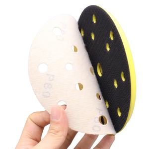砂纸盘 150mm 砂纸 125mm 石膏板 6 英寸 研磨剂 汽车陶瓷 150mm 砂纸 纸质砂纸盘 - Product Image 3