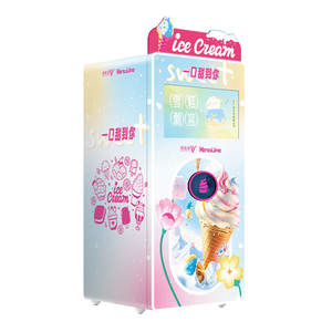 쇼핑몰용 Vendlife 자동 동전 및 신용카드 결제 방식 스틸 소프트 아이스크림 자판기 - Product Image 5