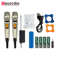 Microphone karaoké professionnel sans fil GAW-SKM9000B, Microphone portable DJ chant UHF Anti-interférence