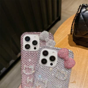 Custodia Antiurto Carina con Glitter e Brillantini per <span class=keywords><strong>iPhone</strong></span> 17 Pro Max, <span class=keywords><strong>Cover</strong></span> per Ragazze e Donne, Accessori per Telefono all'Ingrosso - Product Image 4