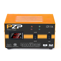 Chargeur de batterie de voiture 12V Chargeur de batterie au plomb automatique intelligent pour moto voiture bateau