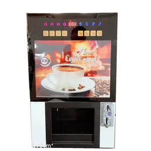 Cheapest vending in cup hot drinks coin operated premix tea coffee vending machine WF1-306B