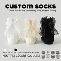 Chaussettes en coton respirantes à séchage rapide, écologiques, tricotées à la main, anti-bactériennes, rayées, imprimées numériquement, pour jeunes, collection automne, ODM